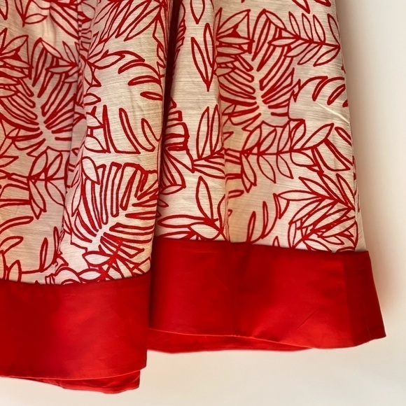 Lane Bryant Women's Plus Size A-Line Pleated Flared Skirt Linen Cotton, Sz 28 - Picture 4 of 9